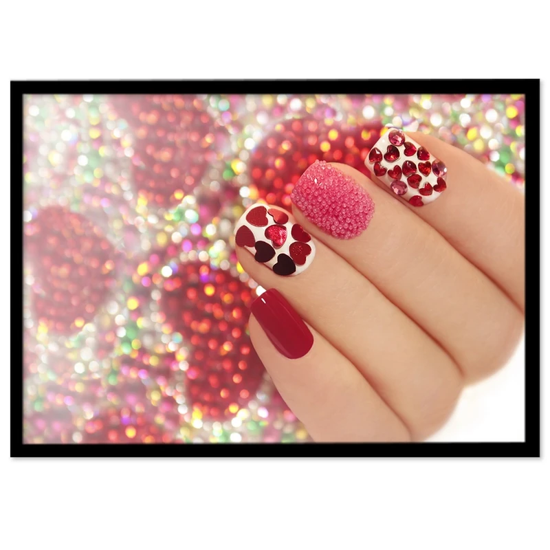 تابلو نوری بکلیت طرح کاشت و طراحی ناخن مدل B-S658