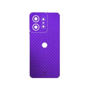 MAHOOT Purple-Fiber Cover Sticker for Motorola Edge 50 Pro