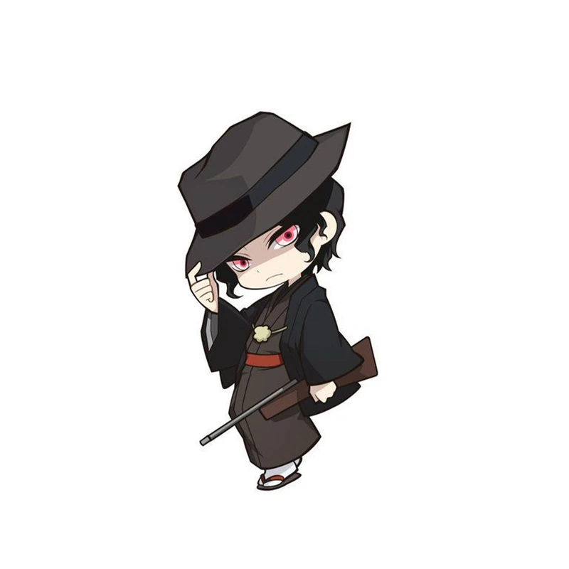 استیکر لپ تاپ و موبایل مدل انیمه طرح شیطان کش موزان کیبوتسوجی demon slayer Muzan Kibutsuji کد 790