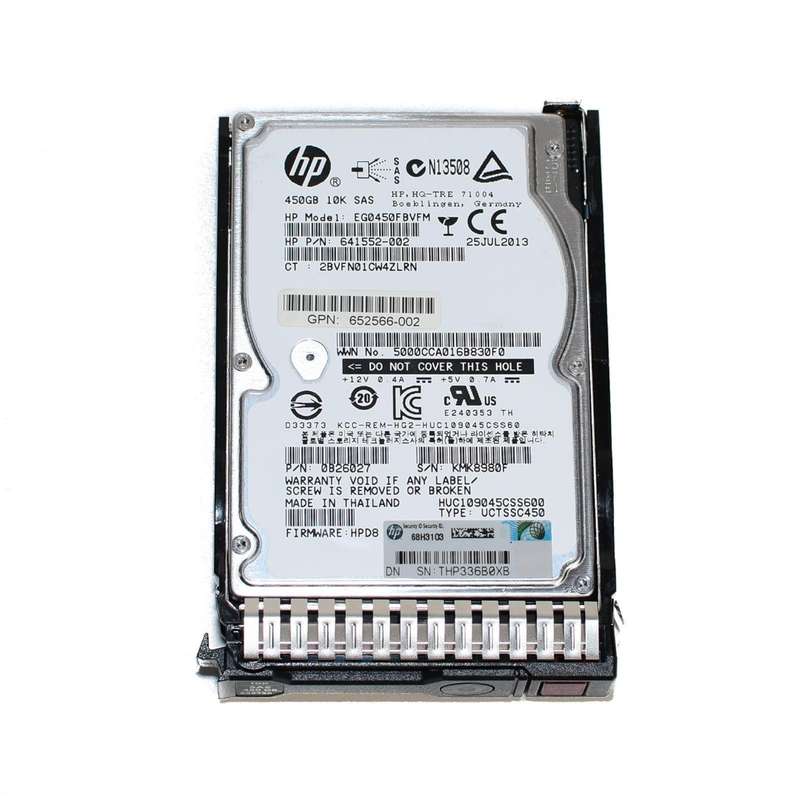 هارد دیسک اینترنال اچ پی مدل 1.2TB SAS 12G 10K AFF SC ظرفیت 1.2 ترابایت