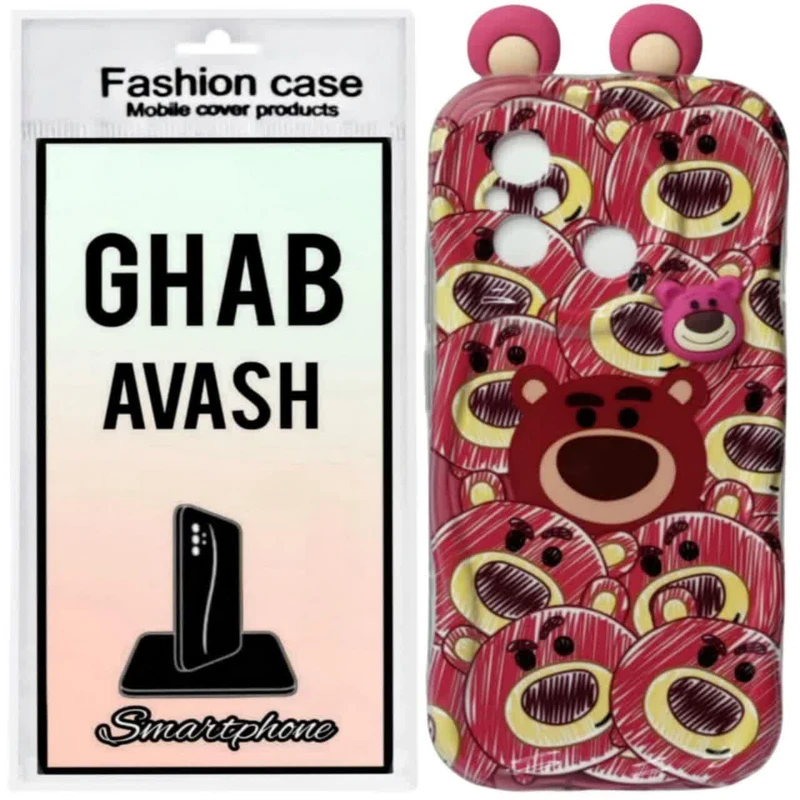 کاور قاب آوش طرح عروسکی گوشدار مدل 07A مناسب برای گوشی موبایل شیائومی REDMI 12C