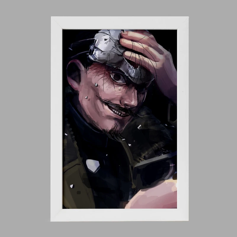 تابلو خندالو مدل توکوشیرو انیمه کامویی طلایی Golden Kamuy کد 23750