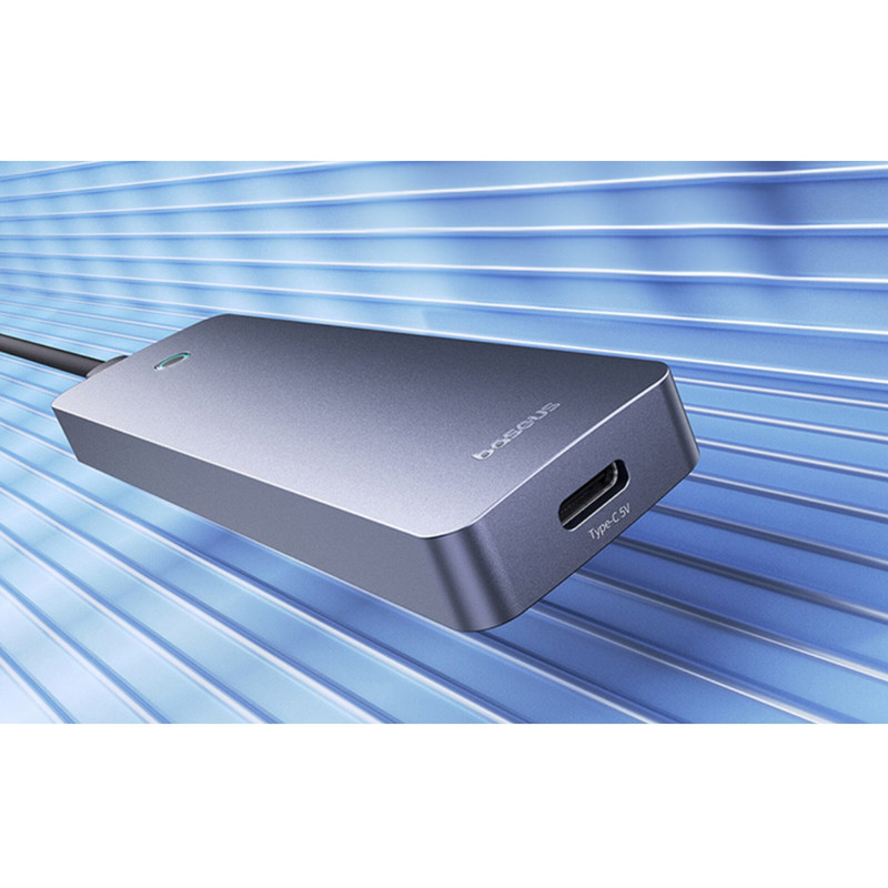هاب 5 پورت USB 3.0 باسئوس مدل BS-OH080 15cm