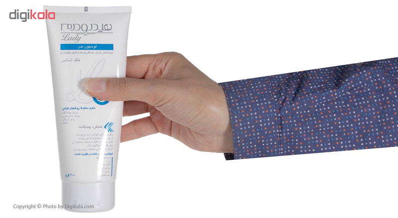 لوسیون بدن هیدرودرم سری Lady مدل Multiple Action وزن 200 گرم