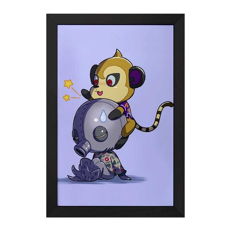 تابلو خندالو مدل بازی انیمال کراسینگ (Animal Crossing) کد 32639