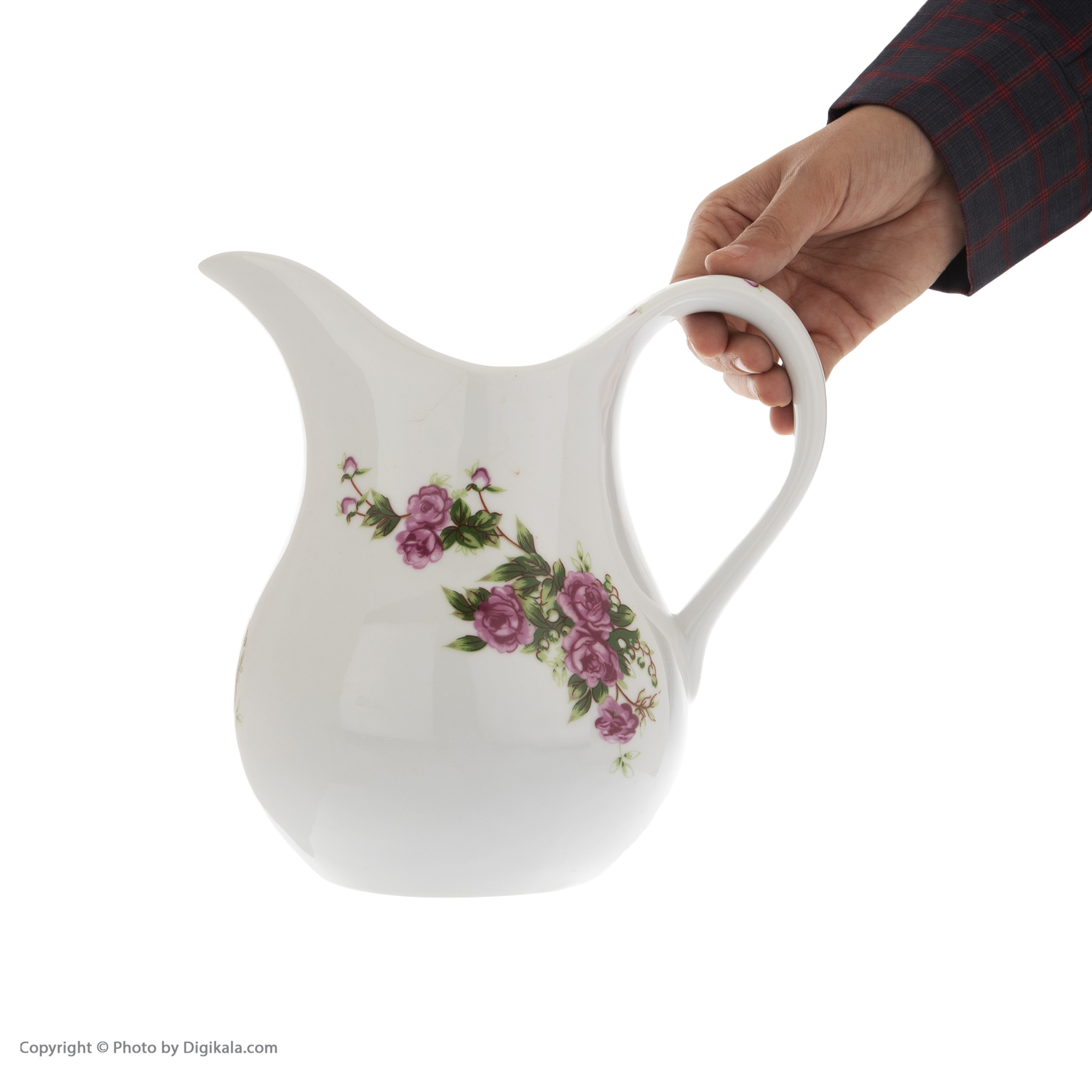 پارچ چینی تقدیس طرح گل