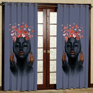 پرده مدل چهره هازان پانچی کد 1895 سایز 140x200 سانتی متر