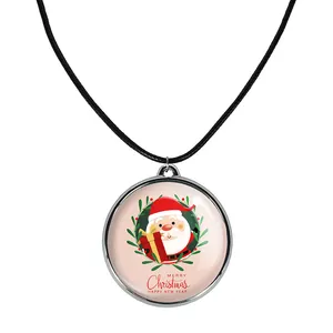 گردنبند خندالو مدل کریسمس Christmas کد 2218022169