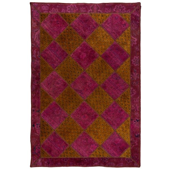 کلاژ فرش دستبافت سه و نیم متری مدل چهل تکه کد FT1103 کلاژ فرش دستبافت سه و نیم متری مدل چهل تکه کد FT1103