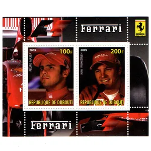 تمبر یادگاری مدل مالاوی فراری مجموعه 2 عددی