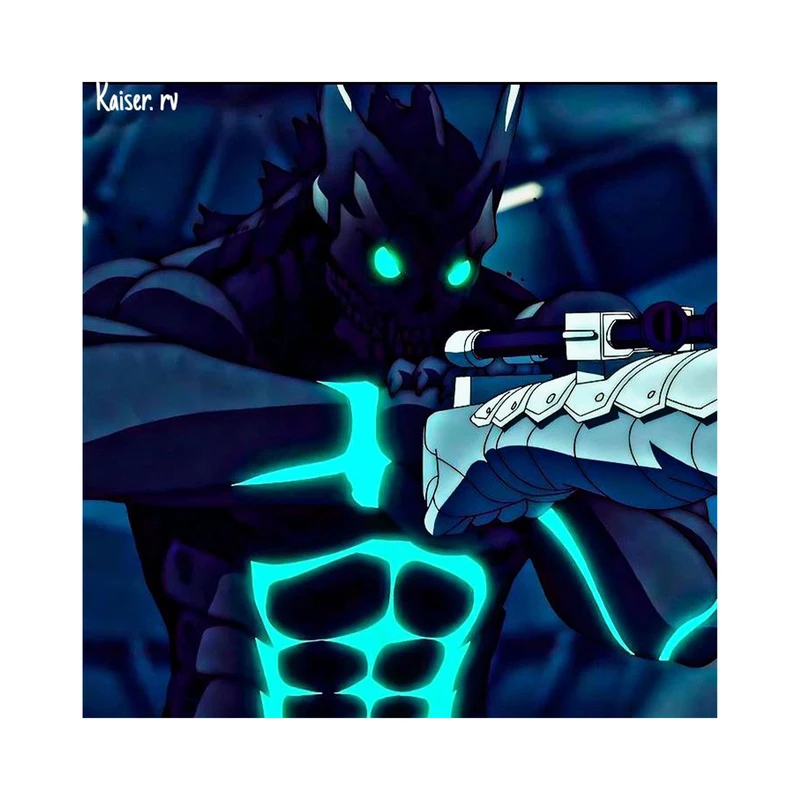 استیکر لپ تاپ و موبایل مدل انیمه طرح کیجو نو 8 کافکا هیبینو کد 917