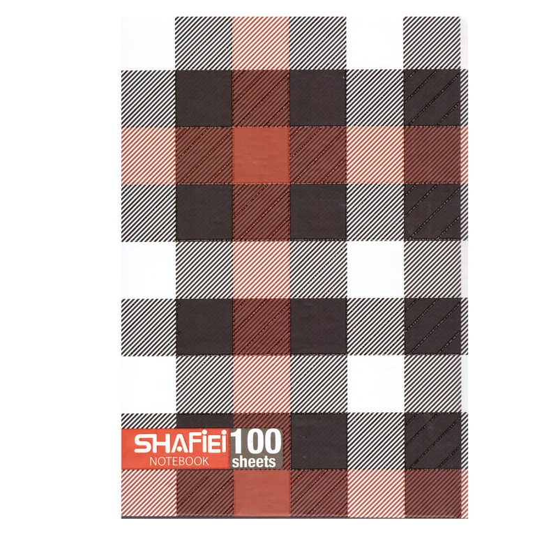 دفتر مشق 100 برگ شفیعی طرح مربع کد 52