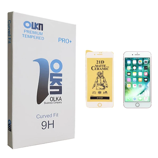 محافظ صفحه نمایش سرامیکی الکا مدل +PRO مناسب برای گوشی موبایل اپل iPhone 7 Plus