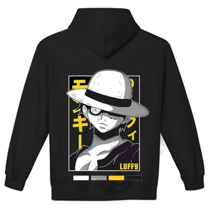 هودی مردانه مدل شخصیت انیمه لوفی کد 657