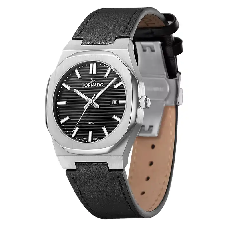 ساعت مچی عقربه‌ای مردانه تورنادو مدل T22002-SLBB