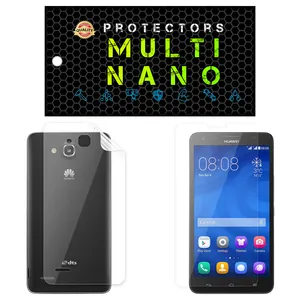 Multi Nano X-SFT Screen Protector For Honor 3X G750 with back skin