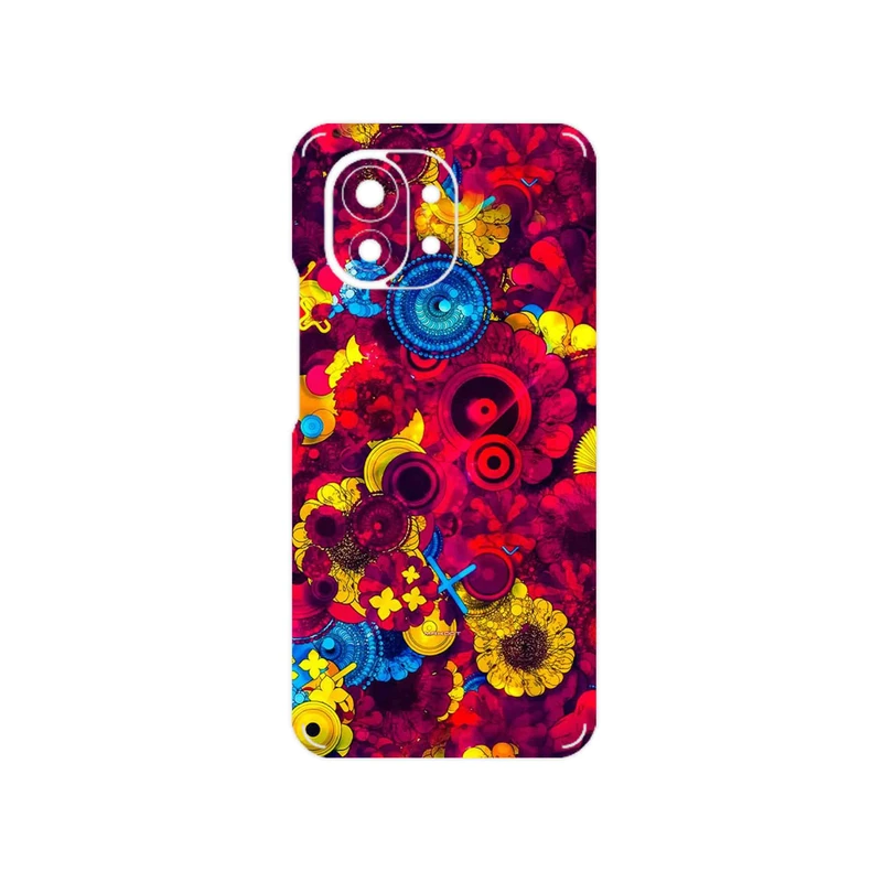 برچسب پوششی ماهوت مدل Vector Flower Garden Digital Art مناسب برای گوشی موبایل شیائومی Mi 11 5G