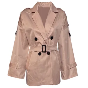 بارانی زنانه کد 7001 رنگ صورتی