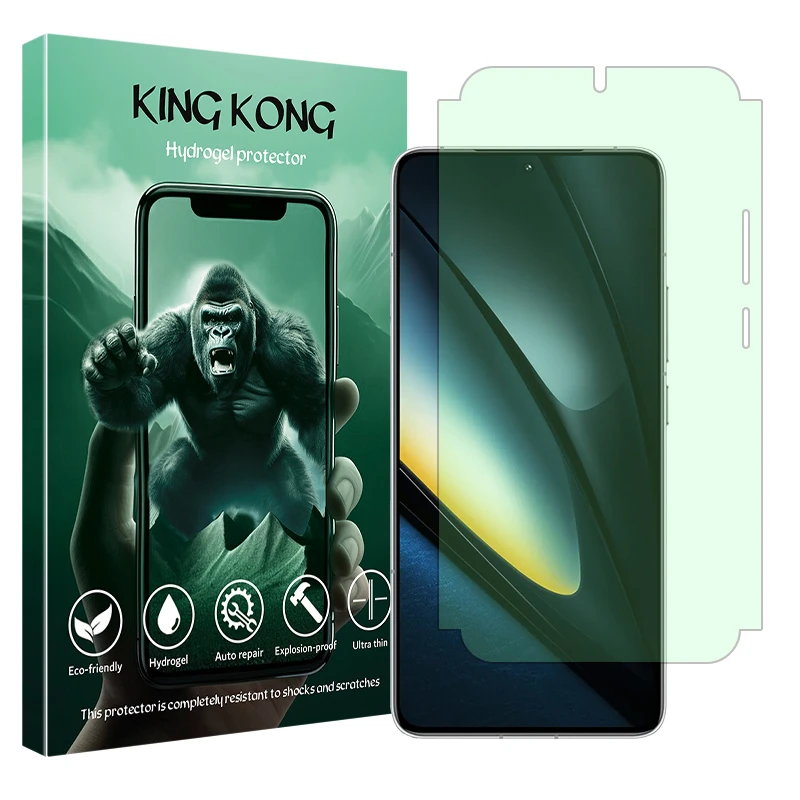 محافظ صفحه نمایش کینگ کونگ مدل محافظت از نور سبز مناسب برای گوشی موبایل شیائومی Poco F6 Pro