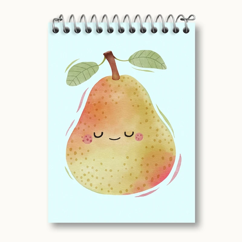 دفتر یادداشت 50 برگ خندالو مدل گلابی کد 28410