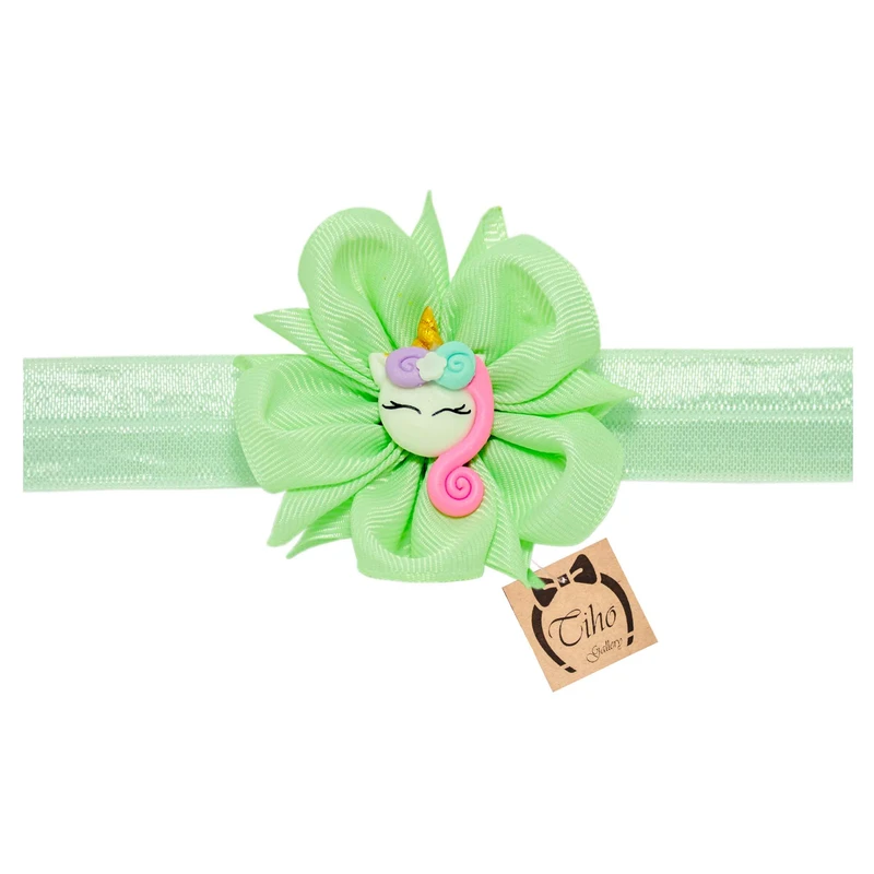 عکس شماره 9 : هدبند نوزادی مدل خورشیدی یونیکورن اسب تک شاخ مجموعه 3 عددی