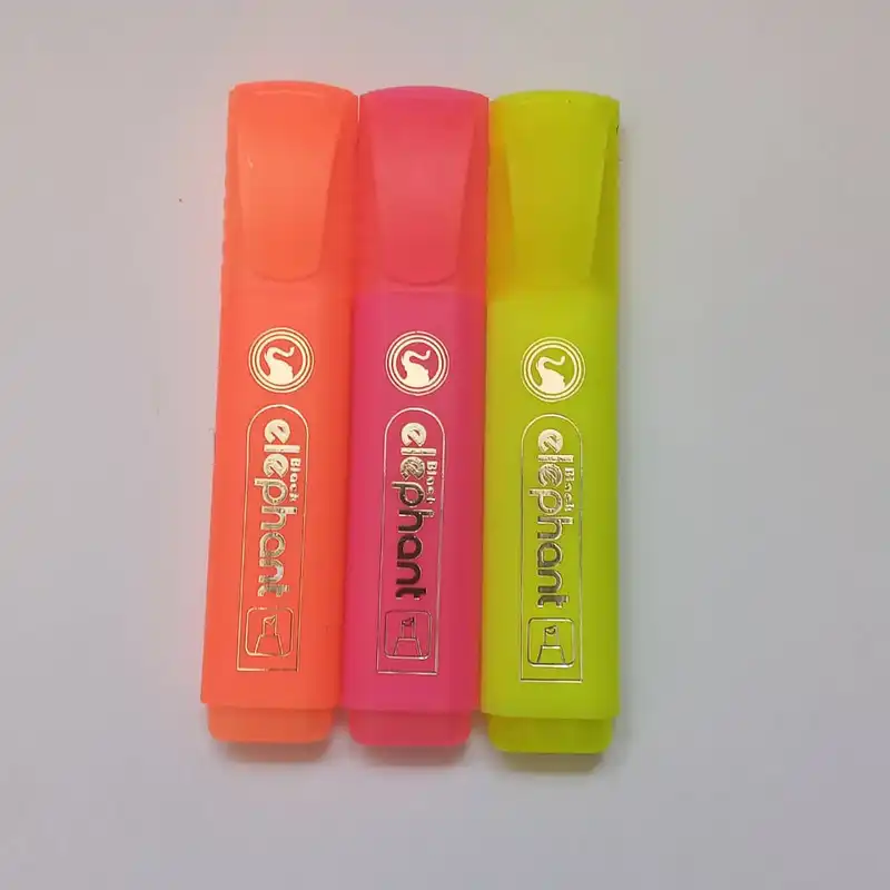 ماژیک علامت گذار مدل هایلایت کد 10 بسته 3 عددی