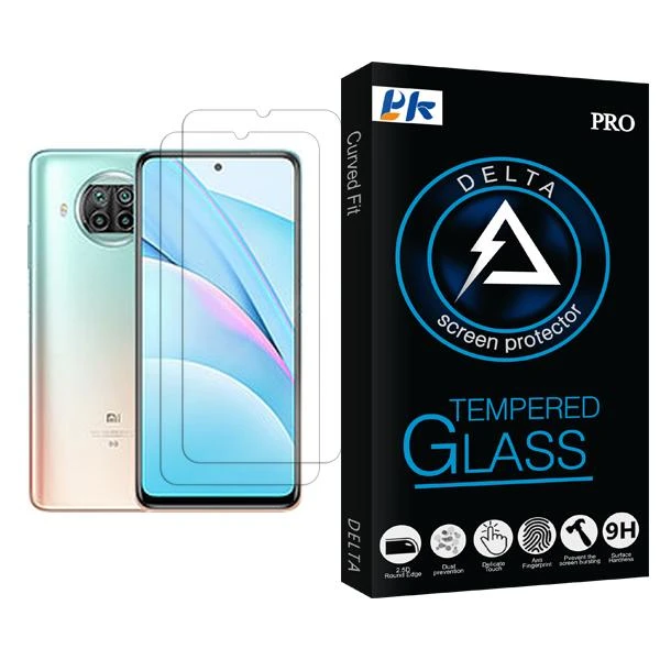 محافظ صفحه نمایش پی کی مدل Delta Glass MIX002 مناسب برای گوشی موبایل شیائومی Mi 10T Lite 5G بسته دو عددی