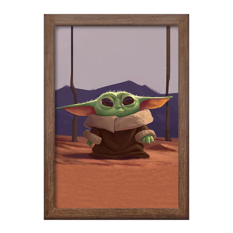 تابلو خندالو طرح یودا سریال جنگ ستارگان کد 26070