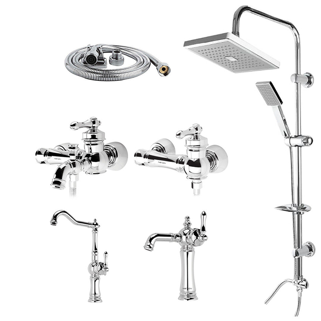 ست شیرآلات نورتکس تپس مدل قهرمان تک 2023 مجموعه 6 عددی