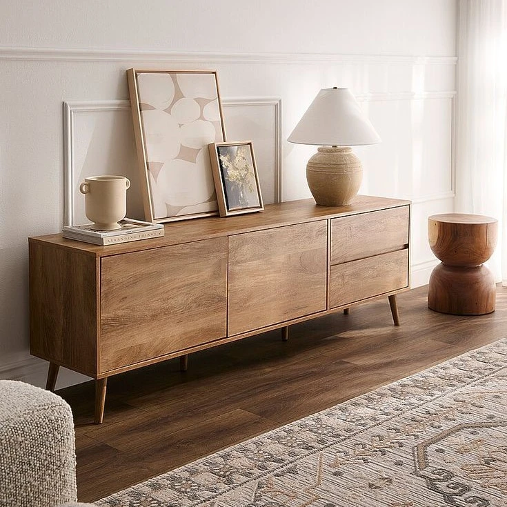 میز تلویزیون مدل 2509 مناسب برای تلویزیون تا 75 اینچ