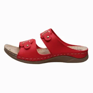 دمپایی زنانه مدل شیفته رنگ قرمز