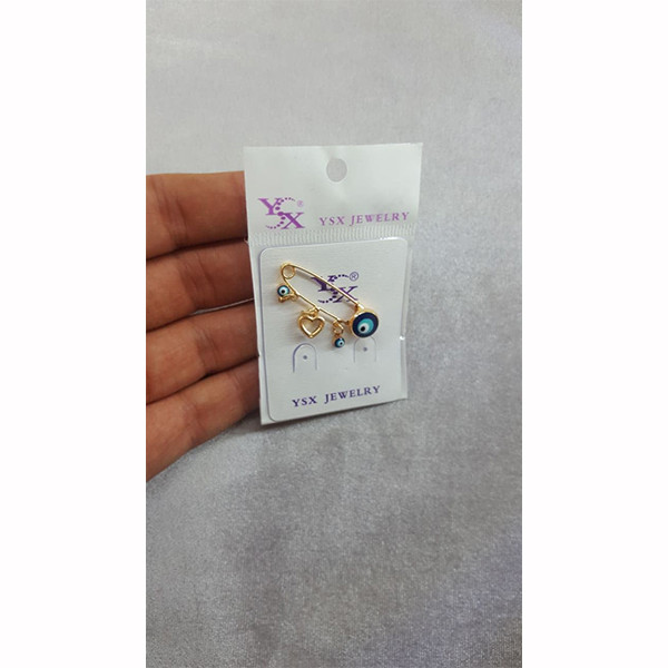 سنجاق سینه زنانه وای اس ایکس مدل طرح قلب کد 66984