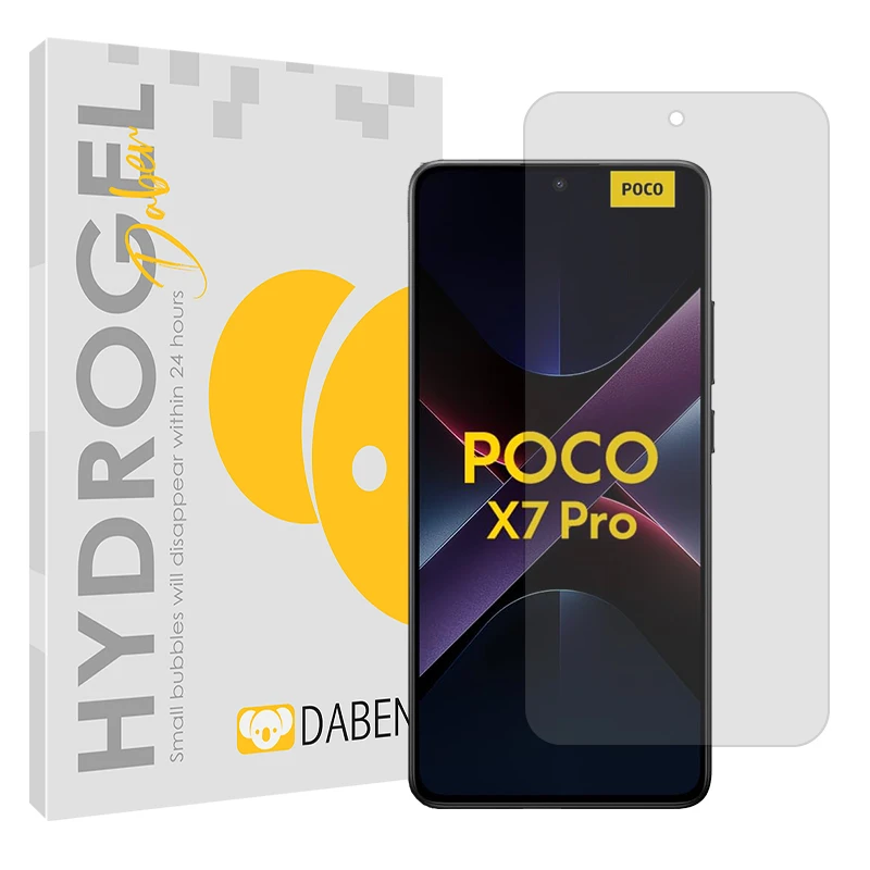 محافظ صفحه نمایش شفاف دبن مدل هیدروژلی مناسب برای گوشی موبایل شیائومی Poco X7 Pro