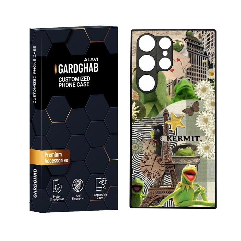 کاور گارد قاب علوی مدل دورژله ای مناسب برای گوشی موبایل سامسونگ Galaxy S23 Ultra