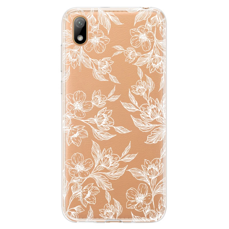 کاور مگافون طرح گل مدل C50-W مناسب برای گوشی موبایل آنر 8S