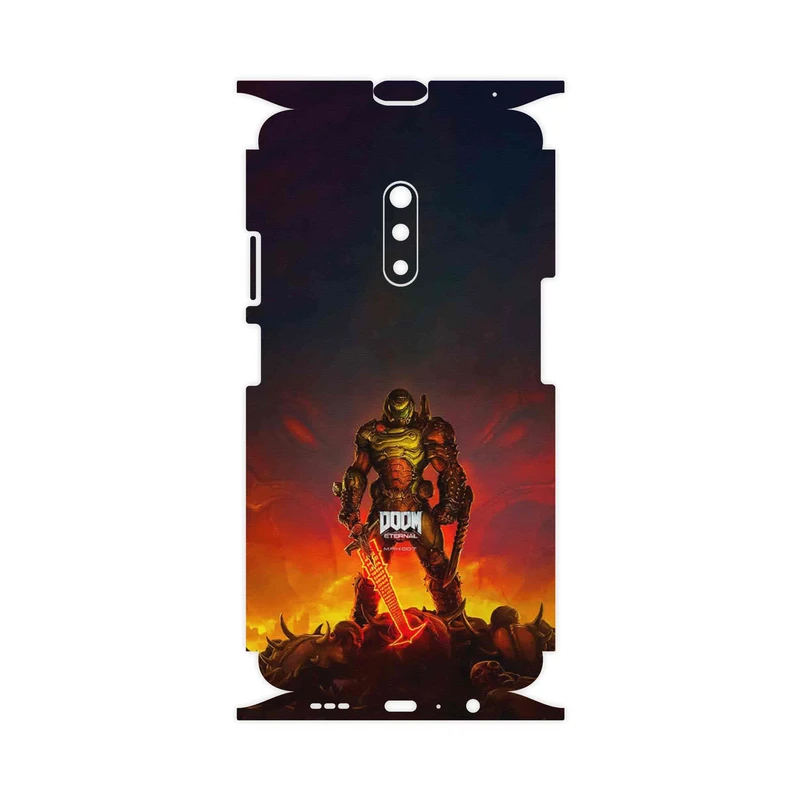 برچسب پوششی ماهوت مدل DOOM Game Series-FullSkin مناسب برای گوشی موبایل اپو Realme X