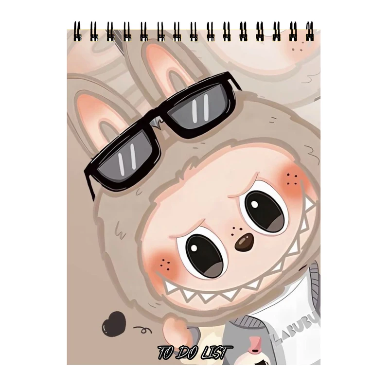 دفتر برنامه ریزی 60 برگ طرح عروسک لوبوبو کد 382