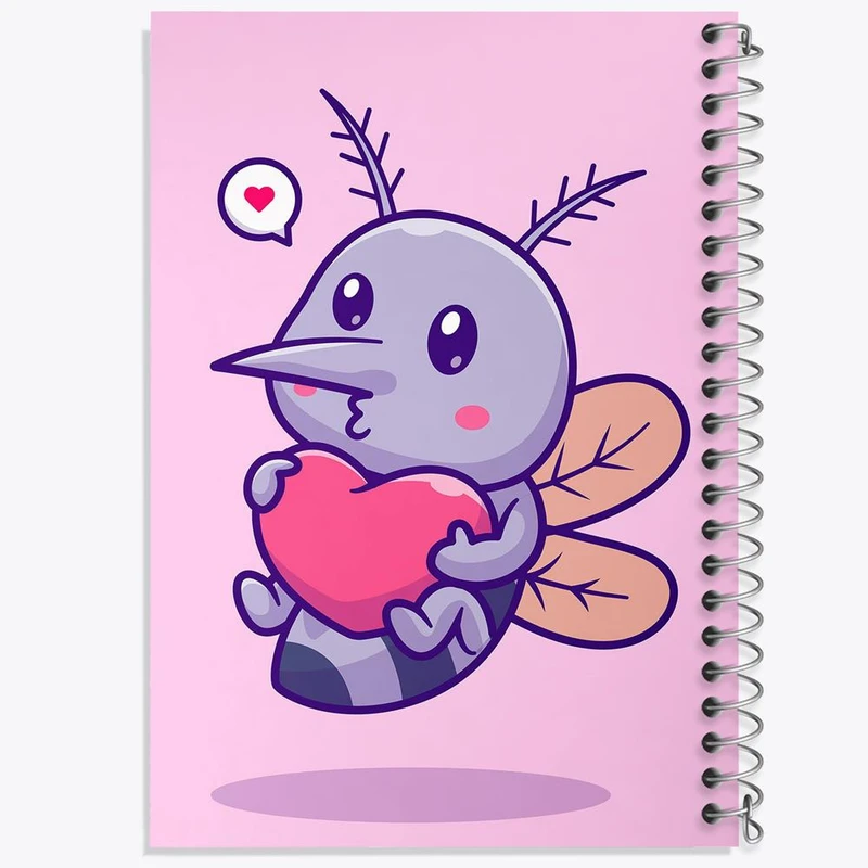 دفتر مشق 100 برگ خندالو طرح حیوانات بامزه پشه کد 29674