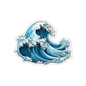 برچسب مدل ژله ای طرح موج دریا