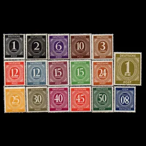 تمبر یادگاری مدل خارجی مجموعه 17 عددی