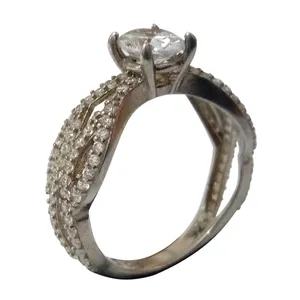 انگشتر نقره زنانه مدل pdby10002-66