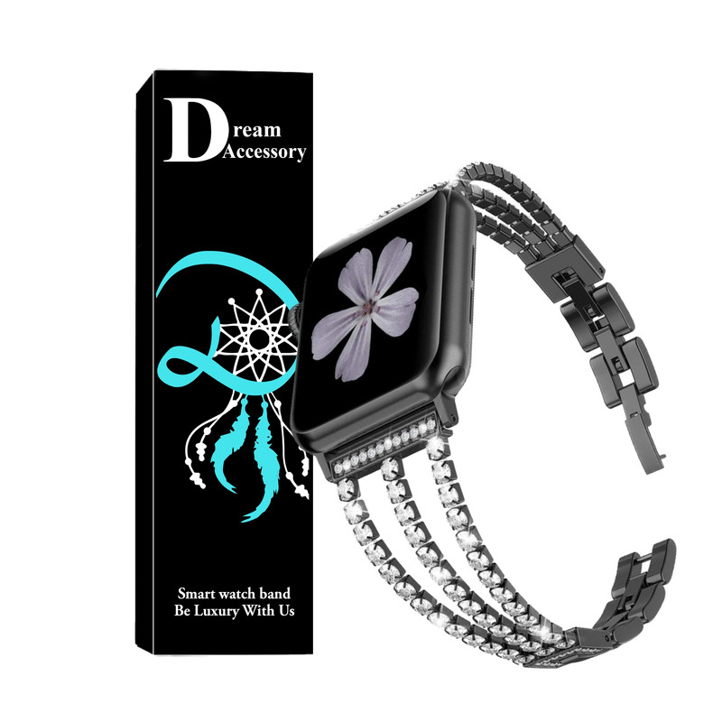 بند دریم مدل Diamond مناسب برای اپل واچ سری 8 41 میلیمتری