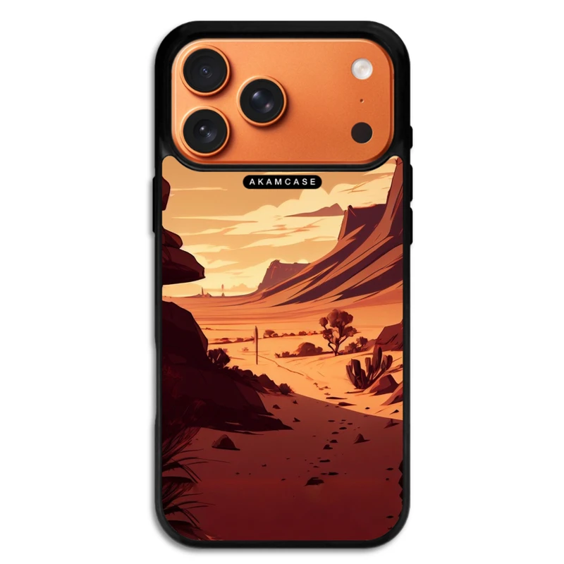 کاور آکام مدل AMC-WA17PROMAX-DESERT-21 مناسب برای گوشی موبایل اپل iPhone 17 Pro Max