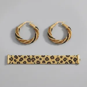 miyuki leopard print set