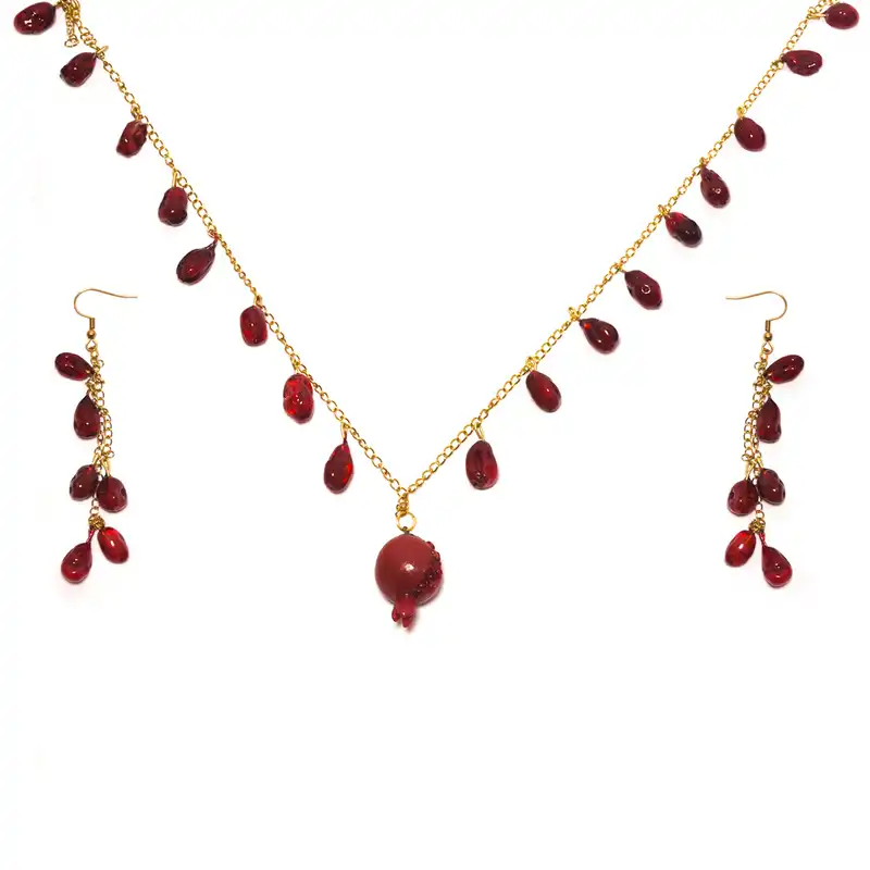 نيم ست زنانه مدل انار يلدا کد S01