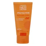 کرم ضدآفتاب بی‌رنگ نئودرم مدل Highly Protective SPF50، مناسب پوست‌های چرب تا مختلط، حجم 50 میلی‌لیتر