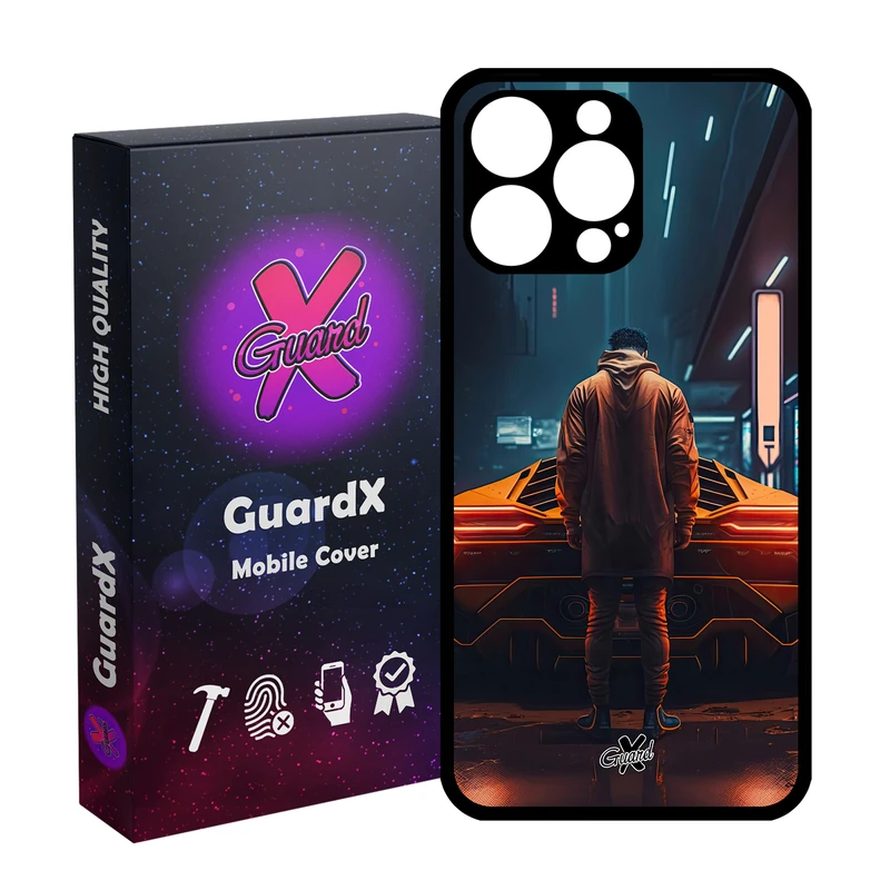 کاور گارد ایکس طرح لامبورگینی مدل Glass10601 مناسب برای گوشی موبایل اپل iPhone 14 Pro Max