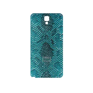 MAHOOT Blue Snake Skin Cover Sticker for Samsung Galaxy Note 3 Neo