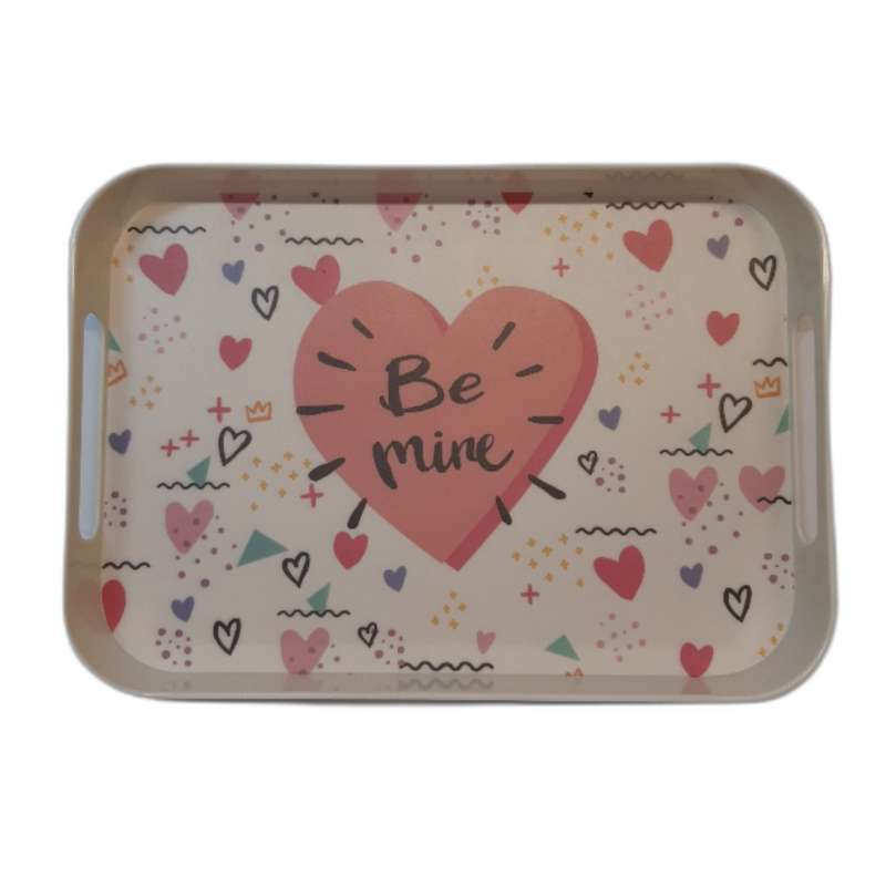 سینی مدل ملامین سان ورلد طرح Be mine