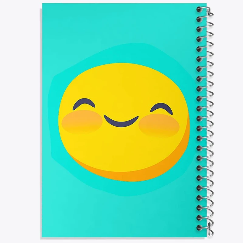 دفتر مشق 100 برگ خندالو طرح ایموجی Emoji کد 2997